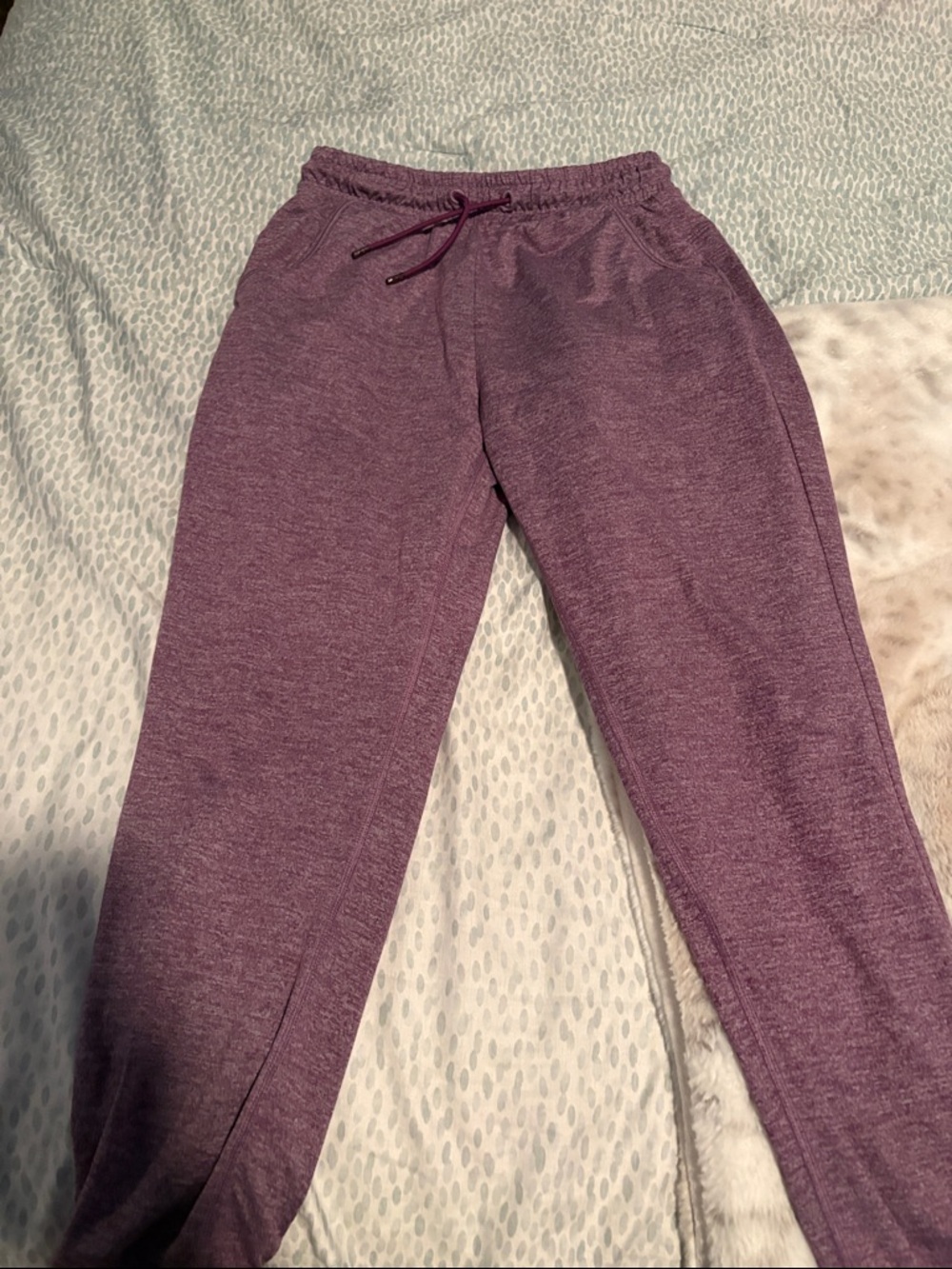 all in motion Heather Purple Girls' Jogger Sweatpants large